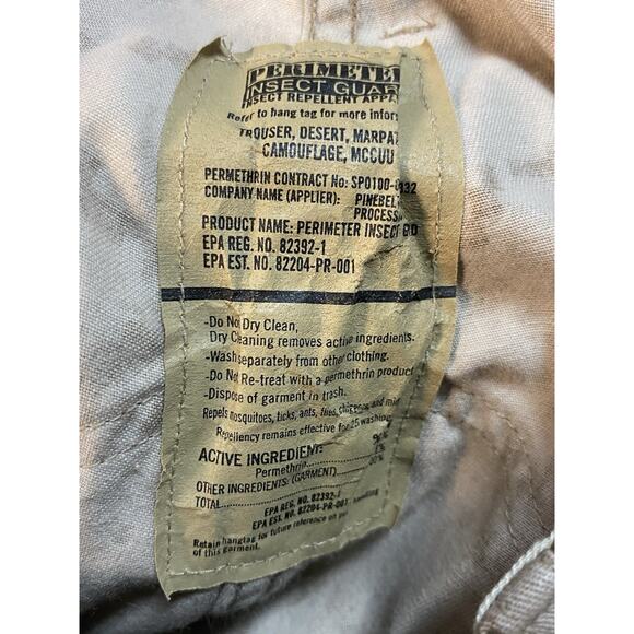 USMC Desert MARPAT FROG Combat Shirt and Pants Set Size MEDIUM REGULAR - Picture 15 of 15